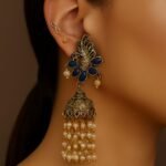 Peacock Pearl Jhumka