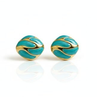Turquoise Rhombic Studs