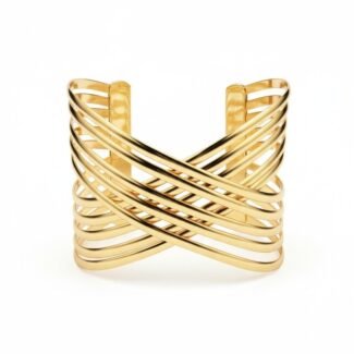Overlap Coiled Bracelet