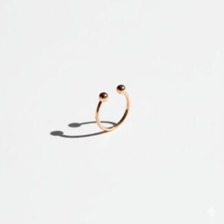 Minimalist Two Ball Ring