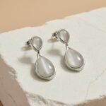 Moonstone Teardrop Silver