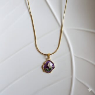 Pearl Purple Necklace