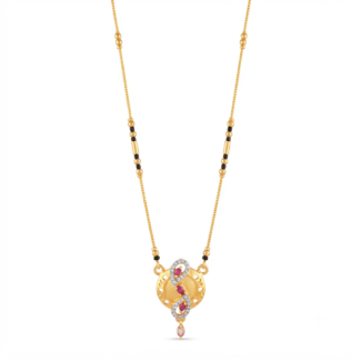 Mystic Ruby Mangalsutra