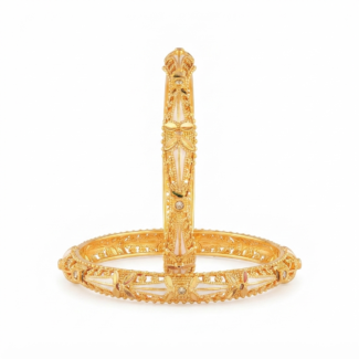 Designer Meenakari Gold Bangles