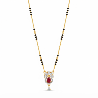 Ruby  Pendant Mangalsutra