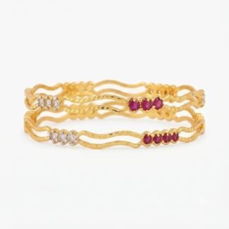 The Manikya Riva Sleek Bangles