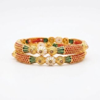 The Gulnar Rajwadi Bangles