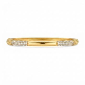 The ​Luxe Linear Diamond Bangles