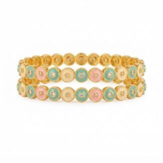 Designer Pastel Bloom Bangles