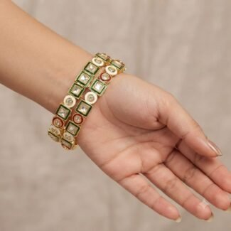 Designer Royal Geometric Bangle
